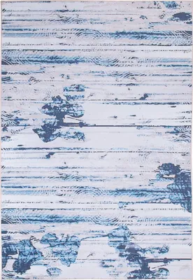 Obrázek produktu pro BELIANI koberec Světle modrý a bílý 140 x 200 cm abstraktní vzor obývací pokoj ložnice moderní design