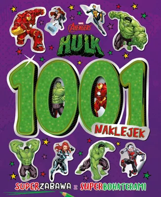Produktbild von 1001 naklejek. Marvel Avengers Hulk