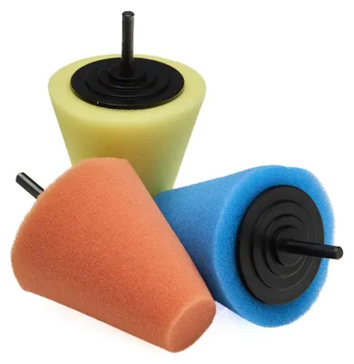Zdjęcie produktu dla Zestaw stożkowych gąbek polerskich Kraft&Dele KD1592 3szt