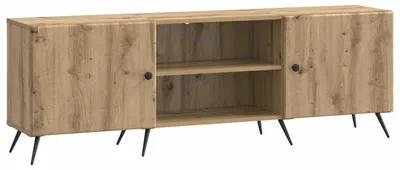 Image de Meuble TV Chêne artisanal 150 x 31 x 50 cm Bois d'ingénierie