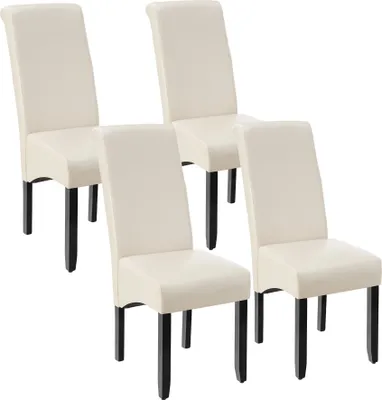 Obrázek produktu pro 4 ergonomické jídelní židle z masivního dřeva