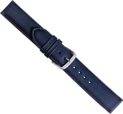 Produktbild von Uhrenarmband Kalbsleder weich dunkelblau Beach 20427S, Stegbreite:12mm