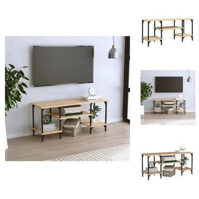 Obrázek produktu pro vidaXL TV skříňka Sonoma dub 102x35x45,5 cm materiál na bázi dřeva - TV nábytek
