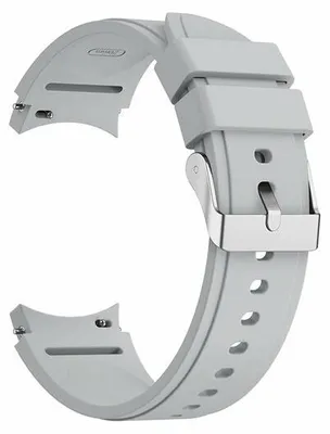 Produktbild von By Qubix Silikon Sportband - Grau - passend für Samsung Galaxy Watch 6 Classic - 47 mm & 43 mm