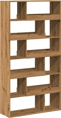 Image de vidaXL Séparation de pièce Chêne Artisan 100x33x187,5 cm Matériau dérivé du bois