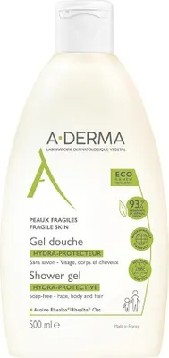 Zdjęcie produktu dla A-Derma Hydra-Protective żel pod prysznic 500 ml