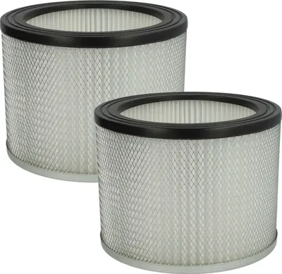 Produktbild von vhbw 2x Faltenfilter Ersatz für ROWI 212010019 für Staubsauger - Patronenfilter Silber Weiß
