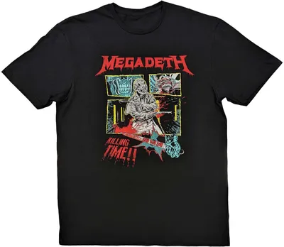 Obrázek produktu pro Megadeth - Tričko "Killing Time" pro muže/dámy Uni RO8497 (L) (Black)