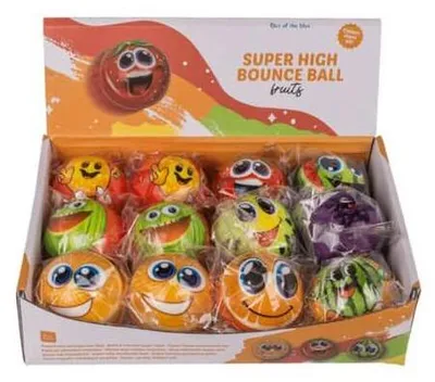 Produktbild von Gummispringball Früchte sortiert