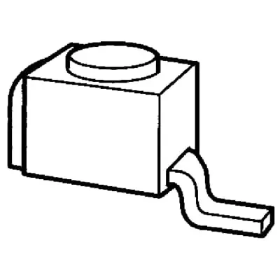 Productafbeelding van AST25/15S aansluitklem, 6-25 qmm, pin 15x4mm, rechte aansluiting, artikelnummer 2CDL200011R2515