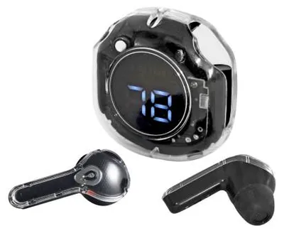 Image de Ecouteurs intra-auriculaires sans fil noirs