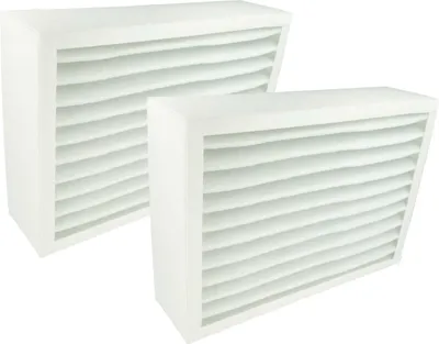 Produktbild von vhbw 2x Filter G4 kompatibel mit Zehnder Compakt 350 Lüftungsgerät - Filterset, 35 x 25 x 9 cm Weiß