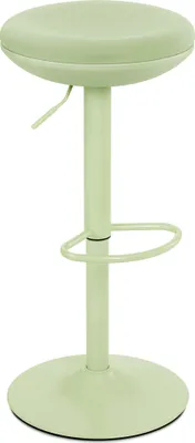 Produktbild von IWMH Ergonomischer Stehhocker, Höhenverstellbar Arbeitshocker mit Breitem Sitz, Drehbarer Bürohocker ohne Rückenlehne - Grün