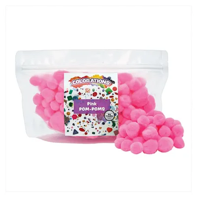 Image de Colorations - Pompons roses, 100 pièces.