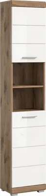 Produktbild von xonox.home Hochschrank Wave Nox Oak Nachbildung B/H/T: 74x141x31cm