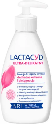 Zdjęcie produktu dla Lactacyd Ultra Delikatny - Emulsja Do Higieny Intymnej 200Ml - Dla Skóry Wrażliwej