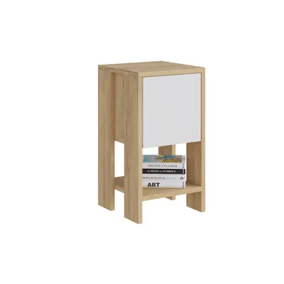 A product shot of a nightstand.