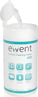 Image de Lingettes humides pour écrans Ewent EW5612