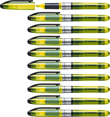 Produktbild von Textmarker - STABILO NAVIGATOR - 10er Pack - gelb