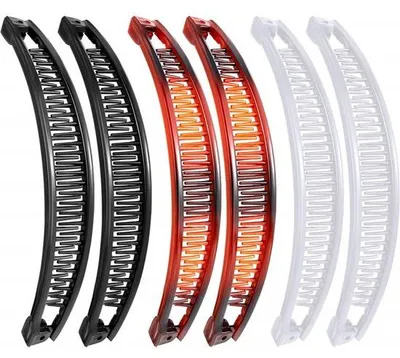 Produktbild von Vintage-Haarclip-Set - Für Damen und Mädchen mit lockigem oder glatten Haaren - 6er Pack - Haaraccessoires