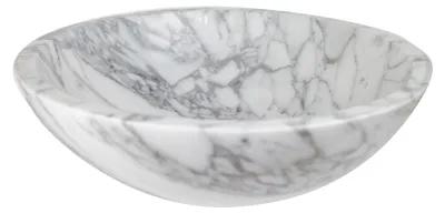 Immagine prodotto di Lavabo rotondo in marmo, diametro 34 cm, per il bagno