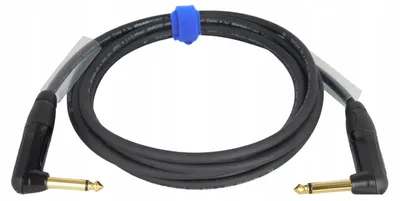 Image de Roxtone TRICONE XXL Câble Guitare Jack 6.3mm Coudé 10m