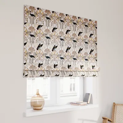 Produktbild von Dekoria Raffrollo Capri, beige-braun, 160 x 170 cm