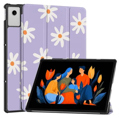 Produktbild von imoshion Design Trifold Klaphülle Lenovo Idea Tab Plus - Flowers Distance