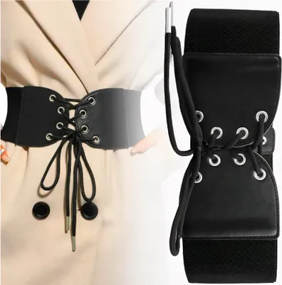 Produktbild von Damen-Gürtel zum Binden - Eleganz für jedes Outfit - Mode - Flexibilität - Stilvolle Taille - Universelles Accessoire - Klassische Schönheit - Komfort