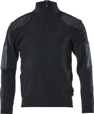 Produktbild von Mascot Strickpullover NANTERRE FRONTLINE mit Verstärkungen 17205 Gr. S schwarzblau