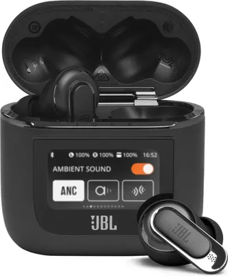 Produktbild von JBL Tour Pro 2, Kabellos, Anrufe/Musik, 20 - 20000 Hz, 13 g, Kopfhörer, Schwarz