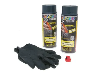 Produktbild von Dupli-Color Sprayplast, 0,4 l, Grau, Glänzende Oberfläche, Spray