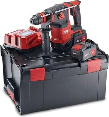 Obrázok produktu pre Flex Akku Kombi-Bohrhammer (Bohrhammer 18 V, 5 Ah, Leerlaufdrehzahl 0-980 /min)