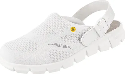 Produktbild von Abeba ESD-Berufsschuhe Dynamic OB Clog weiß CE ESD SRC