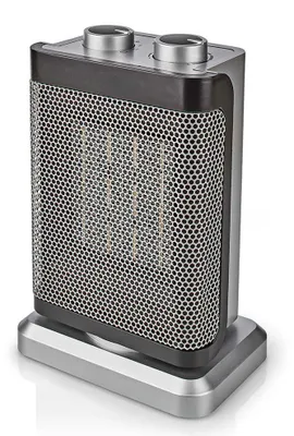Produktbild von Nedis HTFA17GY, Elektrischer Raumheizlüfter, Keramik, 1,5 m, Drinnen, Flur, Grau