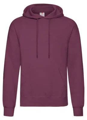 Immagine prodotto di Fruit of the Loom - Felpa con cappuccio leggera da uomo/donna unisex LT1392 (L) (rosso bordeaux)