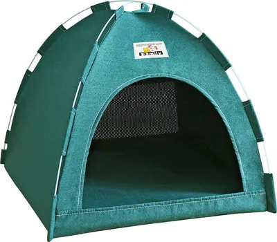 Zdjęcie produktu dla Namiot Dla Kota Tipi Legowisko Domek Zielony