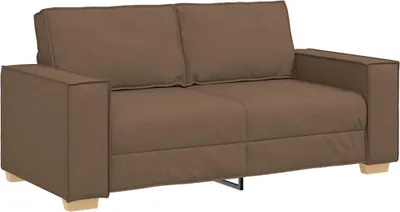 Produktbild von 2-Sitzer Sofa Braun 140 cm Stoff