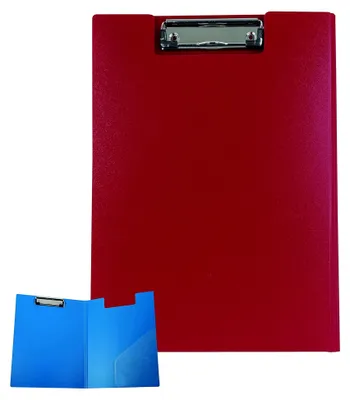 Produktbild von Klemmbrett aus PVC mit Deckel A4 in Rot