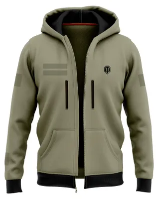 Zdjęcie produktu dla Bluza z kapturem World of Tanks 15 Anniversary, zielona