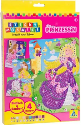 Produktbild von Invento|Sticky Mosaics Sticky Mosaics Sticky Mosaics Glitzer Prinzessin