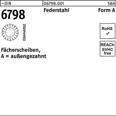 Produktbild von Reyher  6798a Faecherscheiben 25 mm (100 Stück)