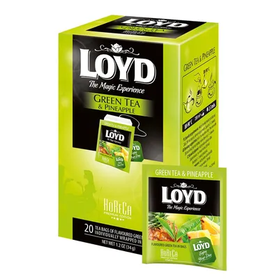 Obrázek produktu pro Čaj Loyd Green Tea & Pine, 20 sáčků