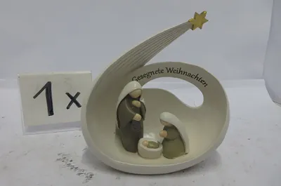 Produktbild von Gilde Krippe "Gesegnete Weihnachten" H.17 cm 55120