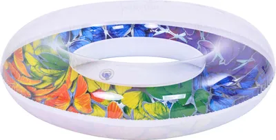 Produktbild von SunClub Schwimmring aufblasbar Schmetterling Ø 90 cm bunt mit Sicherheitsventil