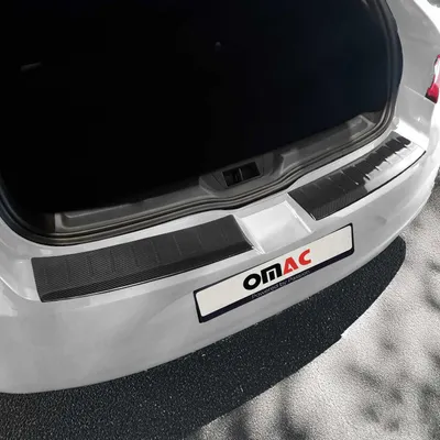 Image de Protection Seuil de Pare-chocs Arriére Pour Renault Megane HB 2016-2020 Carbone