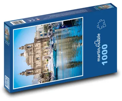 Obrázek produktu pro Puzzle 1000 Malta - přístavní pohled - martinpuzzle