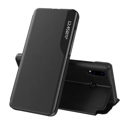 Obrázek produktu pro Pouzdro pro Huawei P20 Lite, Smart View Okénko Flip StojánekPolyuretanKožené Ochranné Pouzdro pro Huawei P20 Lite černé