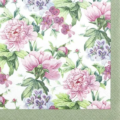 Produktbild von Servietten 33x33 cm - Botanical Romance