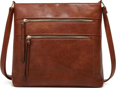 Produktbild von dobsechs Damen Umhängetasche aus Kunstleder, Crossbody mit mehreren Taschen